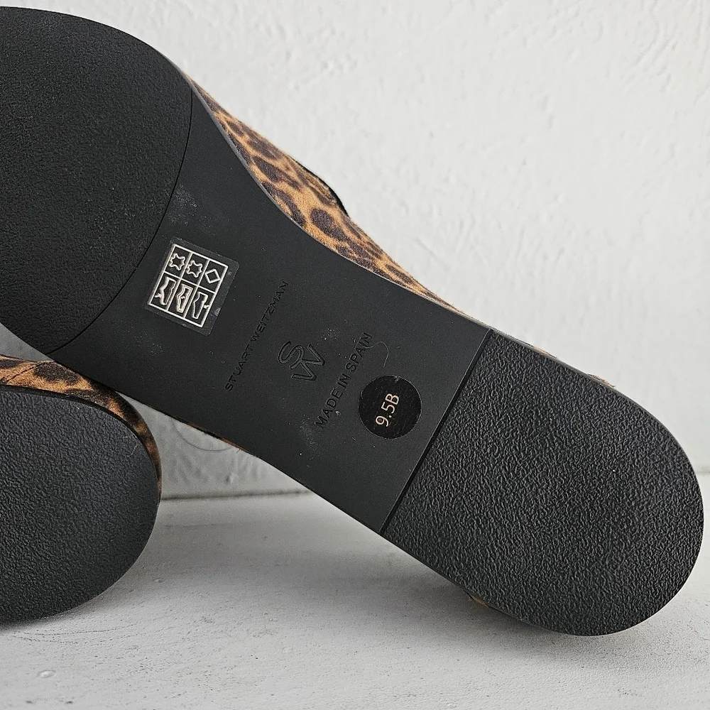 NWOT Stuart Weitzman Tinsley Leopard Moccasins/Loafers - Picture 14 of 14